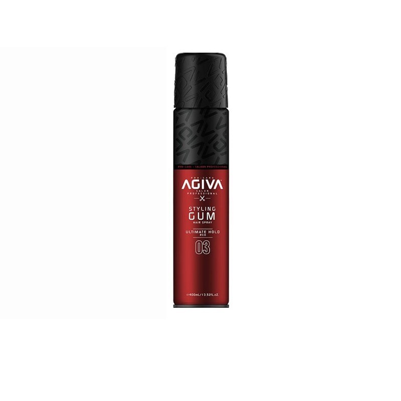 AGIVA HAIR SPRAY STYLING GUM ULTIMATED HOLD RED 400 ML