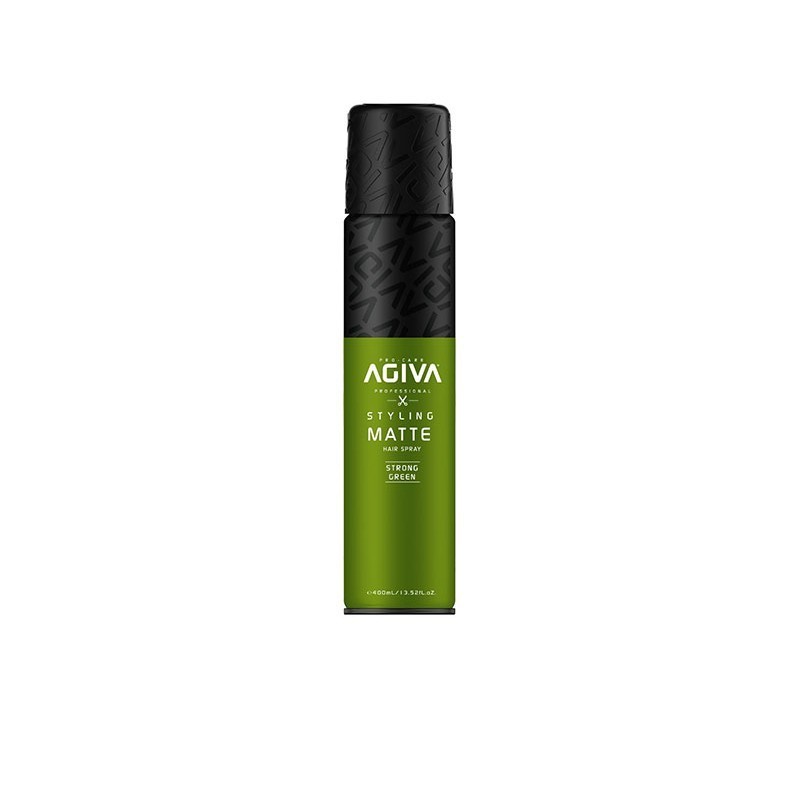 AGIVA STYLING MATTE HAIR SPRAY STRONG GREEN 400ML.