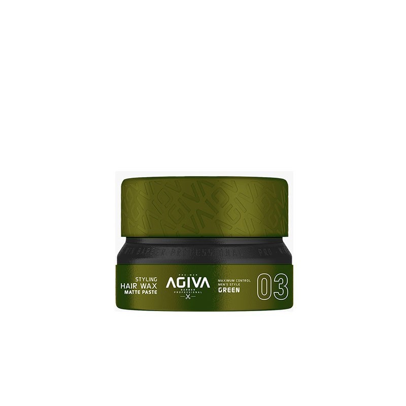 AGIVA HAIR STYLING HAIR WAX MATTE PASTE GREEN 03 155ML
