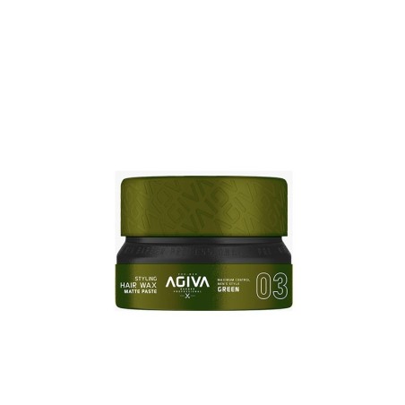 AGIVA HAIR STYLING HAIR WAX MATTE PASTE GREEN 03 155ML