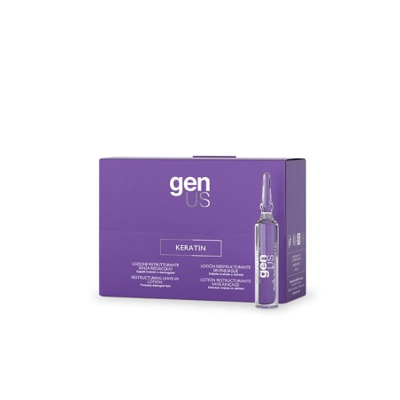 Genus,Keratin Loción Sin Aclarado 12x10ml