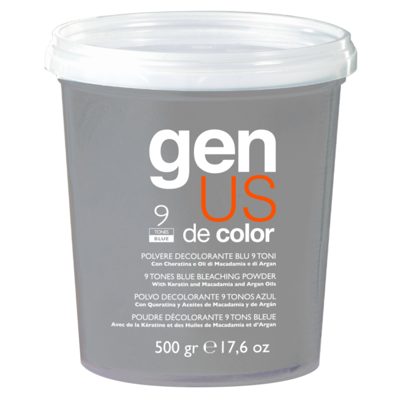 Genus, Decoloración 9 Tonos Azul 500gr