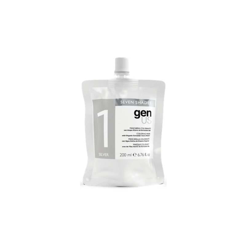Genus,Mascarilla Shade Color Silver 200 ml.