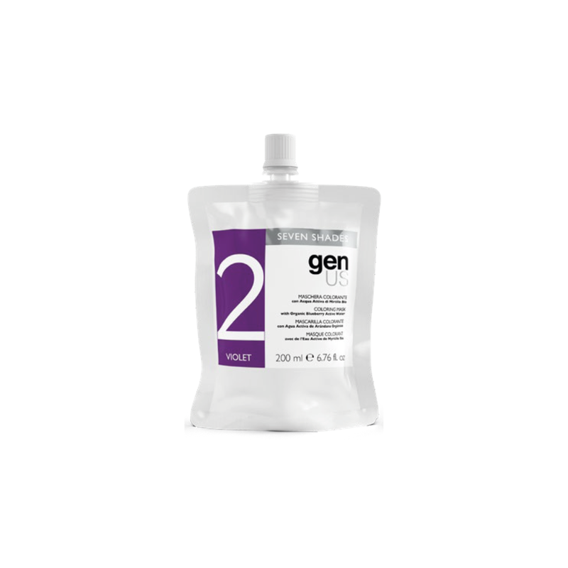 Genus,Mascarilla Shade Color Violet 200 ml.