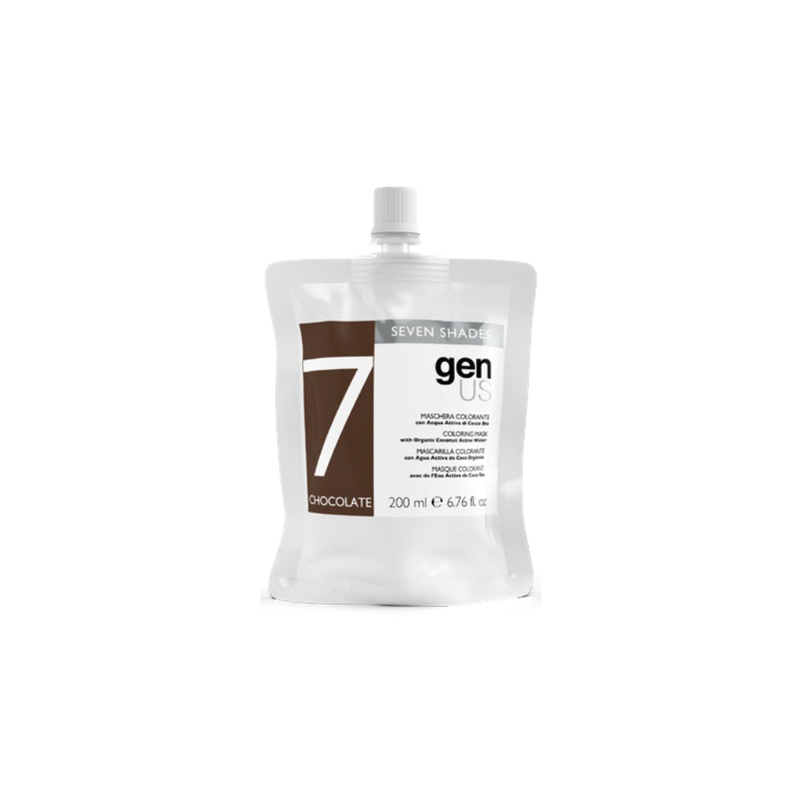 Genus,Mascarilla Shade Color Chocolate 200 ml.