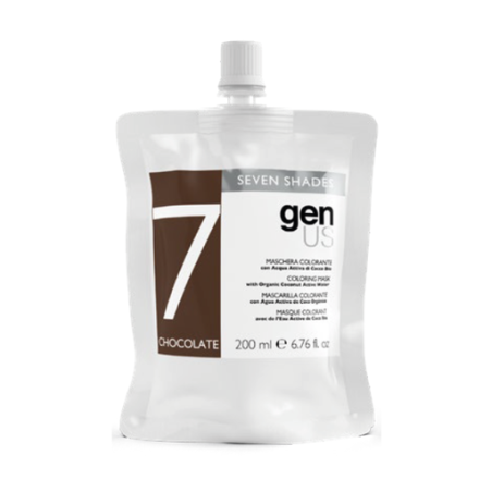 Genus,Mascarilla Shade Color Chocolate 200 ml.