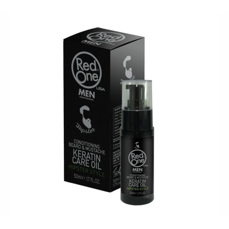 RED ONE CONDITIONING BEARD & MUSTACHE KERATIN CARE OIL 50ML