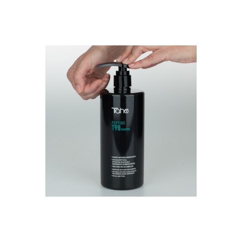 TAHE Champú anticaída densificante con multipéptidos Peptide T98 750ML
