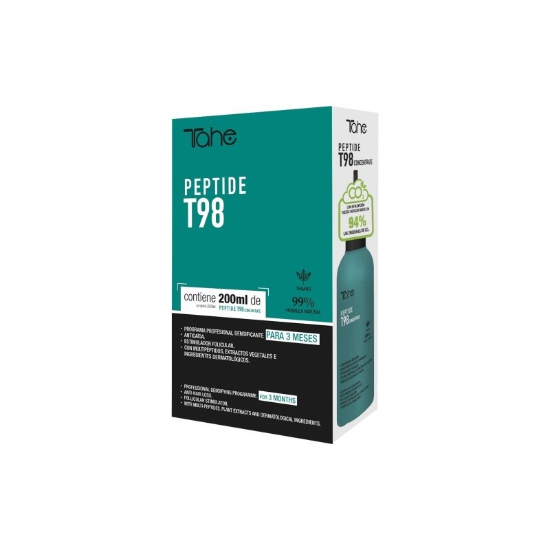 TAHE Programa anticaída: Concentrado 200 ml + Champú 300 ml Peptide T98