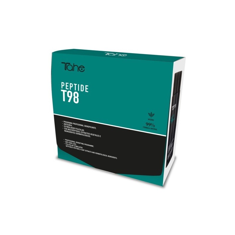 TAHE Programa profesional anticaída: Concentrado 6x10 ml + Champú Peptide T98