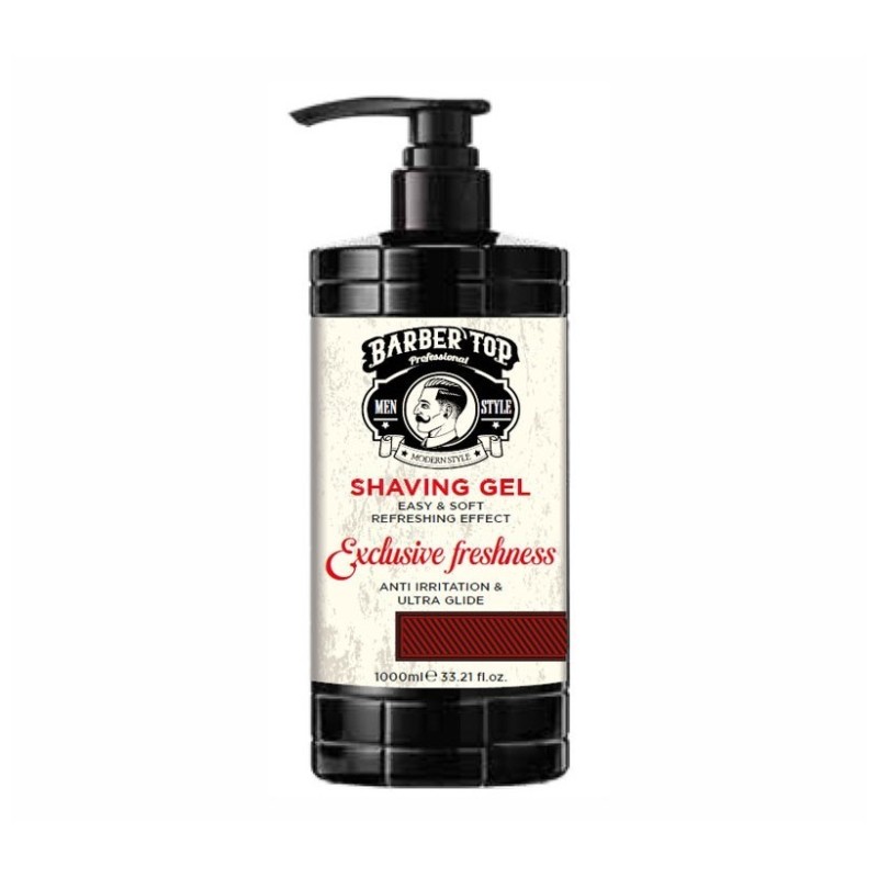 Barber top, shave gel 1000ml exclusive