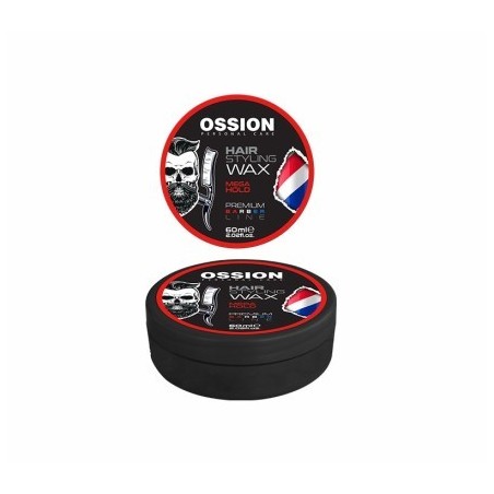 OSSION HAIR STYLING WAX MEGA HOLD ROJA 60ML